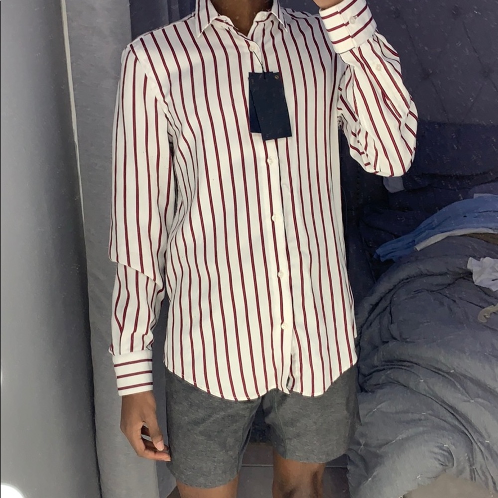 Casual Botton Down Zara Slim Fit Shirt